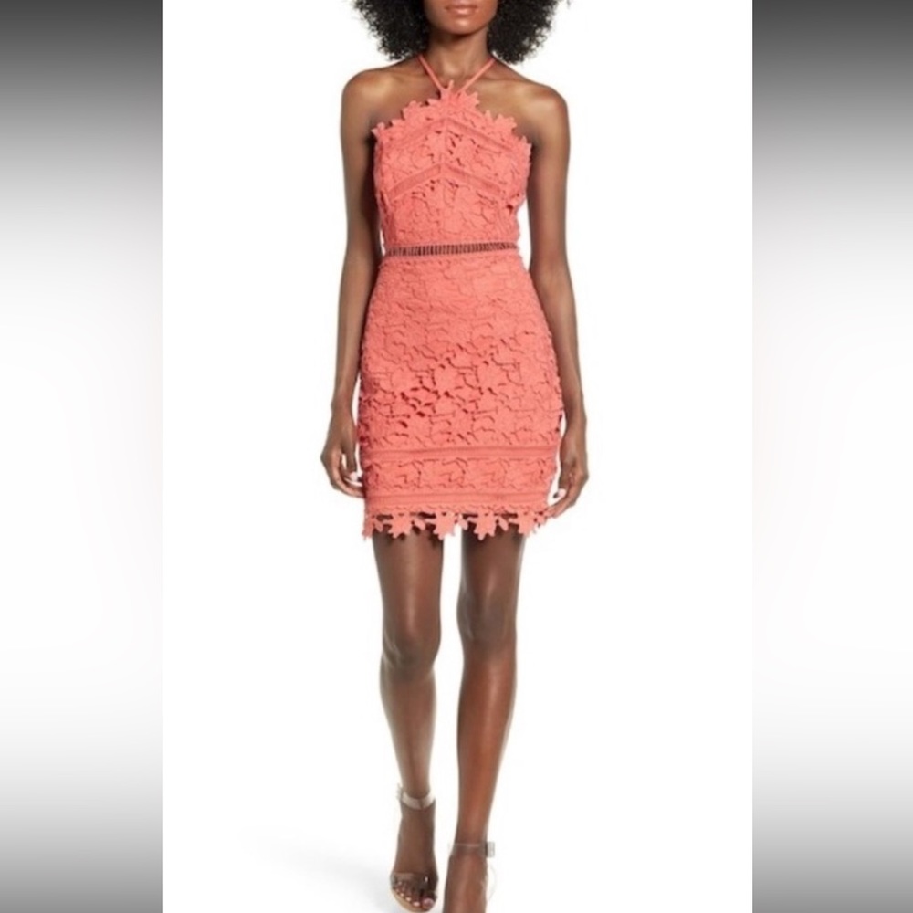 Astr Pink Coral Dress Small- NEW